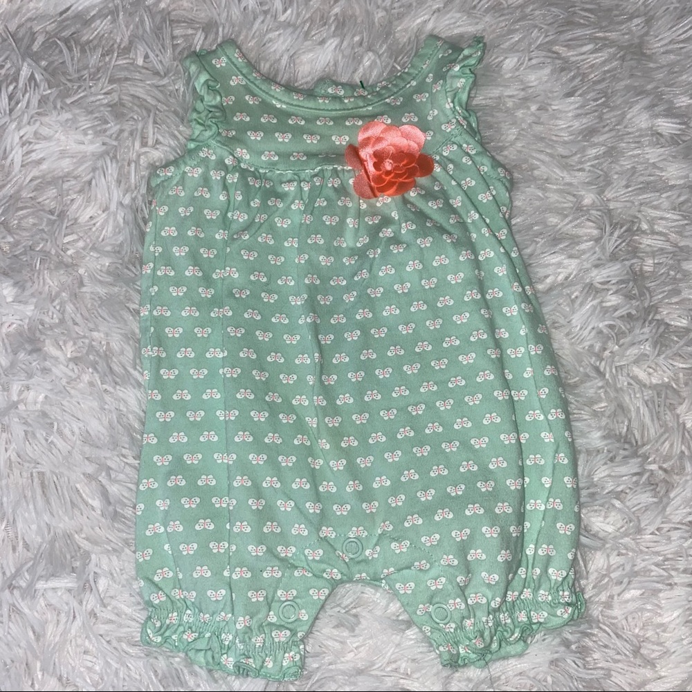 EUC Carter's Baby Girl Romper